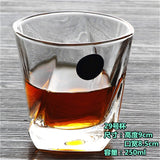 Carved heat resistant Crystal Whiskey Glass