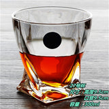 Carved heat resistant Crystal Whiskey Glass