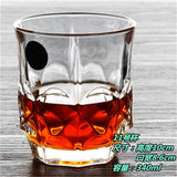 Carved heat resistant Crystal Whiskey Glass