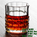 Carved heat resistant Crystal Whiskey Glass