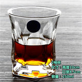 Carved heat resistant Crystal Whiskey Glass