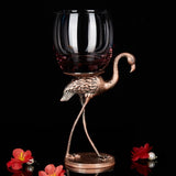 Crystal High Foot Enamel Wine Glass