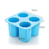 4 Cup Shape Ice Cube Shot Glass