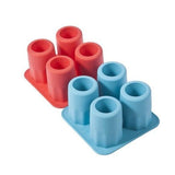 4 Cup Shape Ice Cube Shot Glass