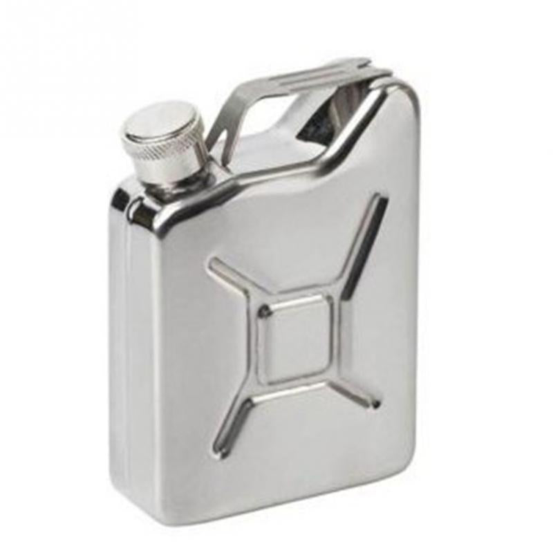 Fuel Petrol Can Style 5oz Stainless Steel Flask