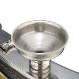 Stainless steel 8oz Moscow whisky flagon, BPA free