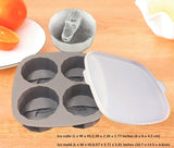 Multi Pattern Skull Bar Square Silicone Ice Cube Mold