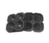 4 Cavity Diamond Shape 3D Ice Cube Mold
