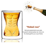 Sexy Lady/Men Double Wall Whiskey Glasses