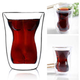 Sexy Lady/Men Double Wall Whiskey Glasses
