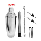 550ml/750ml Stainless Steel Cocktail Shaker