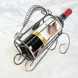 Wine Rack Metal Leaves Vintage Wine Stand